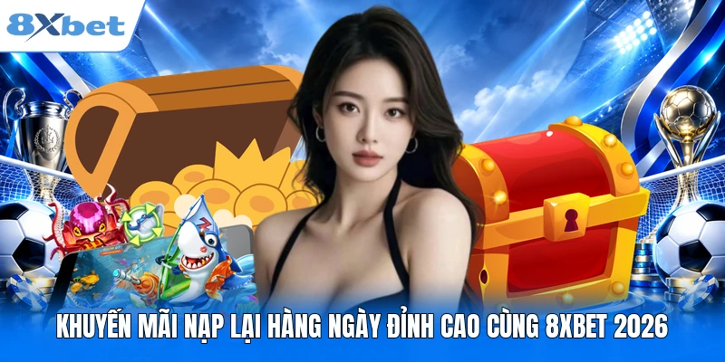Khuyến Mãi Nạp Lại Hàng Ngày Đỉnh Cao Cùng 8XBET 2026